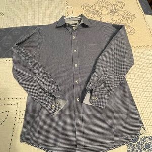 Slim fit stretch fabric dress shirt